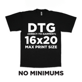 Customize Tee 16x20 Oversized DTG Print